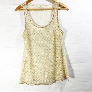 Hazel women’s sequins tank top Size L